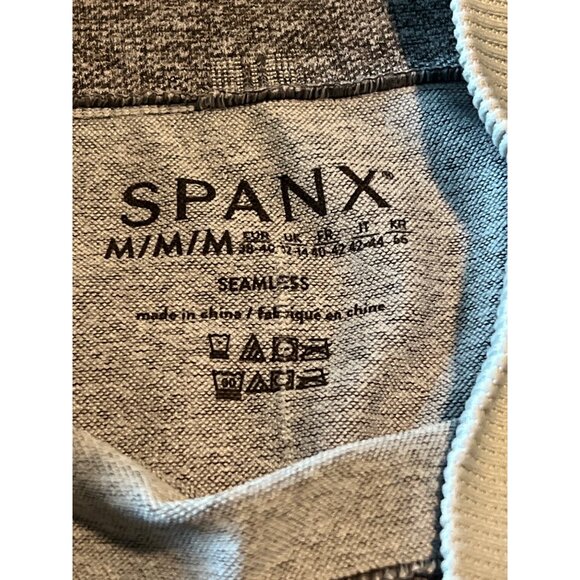 Spanx Women’s Seamless Sculpt Cropped Leggings High Waisted Gray Sz M - Picture 3 of 8